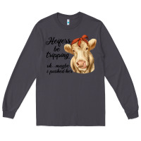 Smoke heifer's be trippin' charolais cow Long Sleeve Tee - RanaPortraitStore