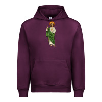 Mauve Wine san judas Urban Hoodie - JahusDesignShop