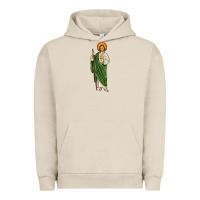 Pigment French Oak san judas Urban Hoodie - JahusDesignShop