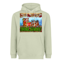 Matcha holiday and santa. claus Heavyweight Hoodie - AdoDesignShop