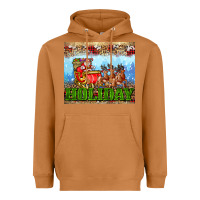 Meerkat holiday and santa. claus Heavyweight Hoodie - AdoDesignShop