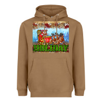 Toasted Coconut holiday and santa. claus Heavyweight Hoodie - AdoDesignShop