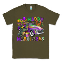 Army Green happy mardi gras truck Classic Tee - CowGirlArtShop