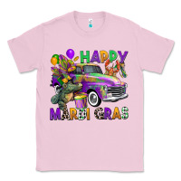 Bubblegum Pink happy mardi gras truck Classic Tee - CowGirlArtShop
