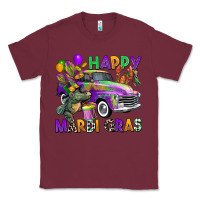 Burgundy happy mardi gras truck Classic Tee - CowGirlArtShop