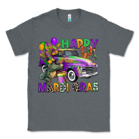 Charcoal Heather happy mardi gras truck Classic Tee - CowGirlArtShop
