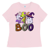 Bubblegum Pink my first boo Ladies Tee - CowGirlArtShop
