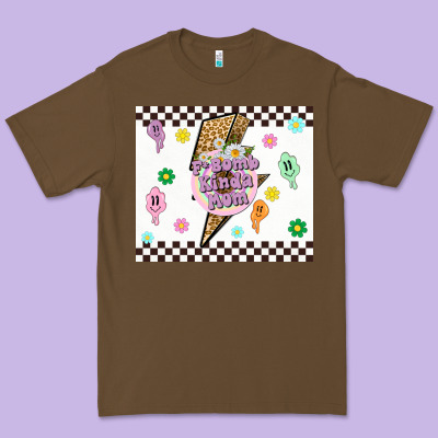 F Bomb Kinda Mom Premium Tee Designed By Tumblerdesignbyshophia