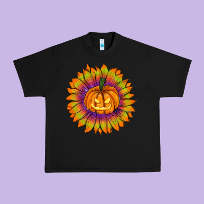 Halloween Sunflower Urban Heavy Tee Designed By Ranaportraitstore