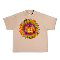 Burro Halloween Sunflower Urban Heavy Tee - RanaPortraitStore