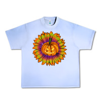 Grape Ice Halloween Sunflower Urban Heavy Tee - RanaPortraitStore