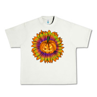 Pistachio Halloween Sunflower Urban Heavy Tee - RanaPortraitStore
