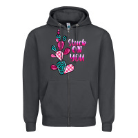 Smoke stuck on you cactus Zipper Hoodie - BarkalooDesign