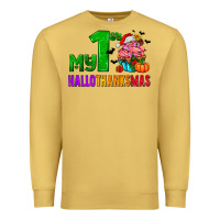 My First Hallothanksmas Premium Sweatshirt | Teevron