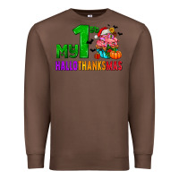 Chestnut my first hallothanksmas Premium Sweatshirt - AdoDesignShop