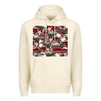 Sandshell vintage christmas car pattern Premium Hoodie - CowhideDigitalArt