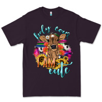 Plum Holy cow i am cute baby cow Premium Tee - HowdyJamesFarm