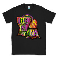 Black louisiana map Classic Tee - CowGirlArtShop