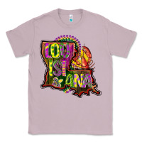 Lilac louisiana map Classic Tee - CowGirlArtShop
