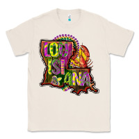 Natural louisiana map Classic Tee - CowGirlArtShop
