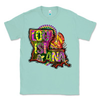 Seafoam louisiana map Classic Tee - CowGirlArtShop