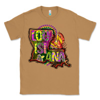 Toasted Coconut louisiana map Classic Tee - CowGirlArtShop
