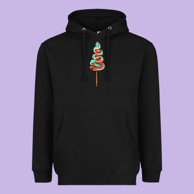 Bluered Lollipop Heavyweight Hoodie Designed By Adodesignshop