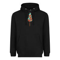 Black bluered lollipop Heavyweight Hoodie - AdoDesignShop