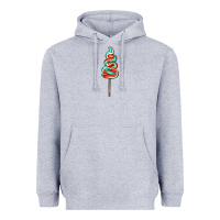 Heather Grey bluered lollipop Heavyweight Hoodie - AdoDesignShop
