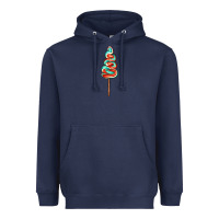 Navy bluered lollipop Heavyweight Hoodie - AdoDesignShop
