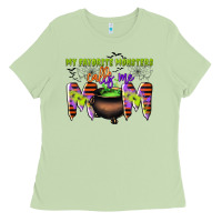 My Favorite Monsters Calls Me Mom Ladies Tee | Teevron