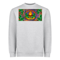 Heather Grey life is better around the campfire license plate Heavyweight Sweatshirt - BarkalooDesign