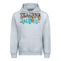 Heather Grey teacher vibes Urban Hoodie - JahusDesignShop
