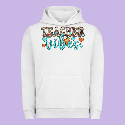 Teacher Vibes Urban Hoodie Designed By Jahusdesignshop