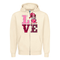 Sandshell love gnomies Zipper Hoodie - BarkalooDesign