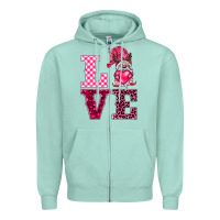 Seafoam love gnomies Zipper Hoodie - BarkalooDesign