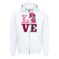 White love gnomies Zipper Hoodie - BarkalooDesign
