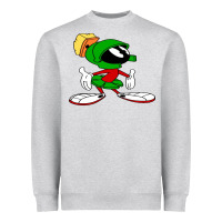 Heather Grey marvin Heavyweight Sweatshirt - DesigneFamous