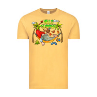 Vintage Mustard Hello Summer Vintage Tee - CowCowDesign