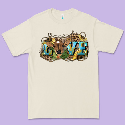 Love Baby Cow Premium Tee Designed By Howdyjamesfarm