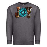 Charcoal Heather joy with gemstone ado Premium Sweatshirt - AdoDesignShop