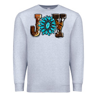 Heather Grey joy with gemstone ado Premium Sweatshirt - AdoDesignShop