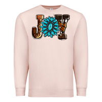 Pale Pink joy with gemstone ado Premium Sweatshirt - AdoDesignShop