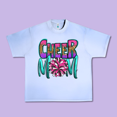 Cheer Mom Urban Heavy Tee Designed By Oliviacreatesart