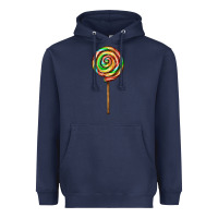 Navy rainbow lollipop Heavyweight Hoodie - AdoDesignShop