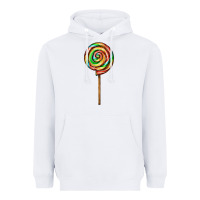 White rainbow lollipop Heavyweight Hoodie - AdoDesignShop