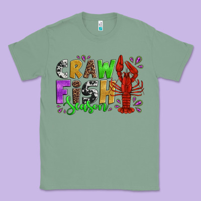 Crawfish Season Mardi Gras Carnival Classic Tee Designed By Jasminsmagicworld
