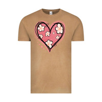 Vintage Camel floral pink glitter heart Vintage Tee - Jasminsmagicworld