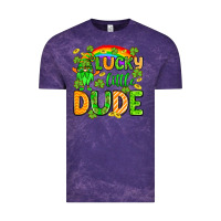 Cloud Purple St. Patrick's Lucky little dude Vintage Tee - OliviaCreatesArt