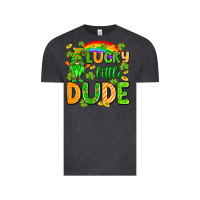 Vintage Black St. Patrick's Lucky little dude Vintage Tee - OliviaCreatesArt
